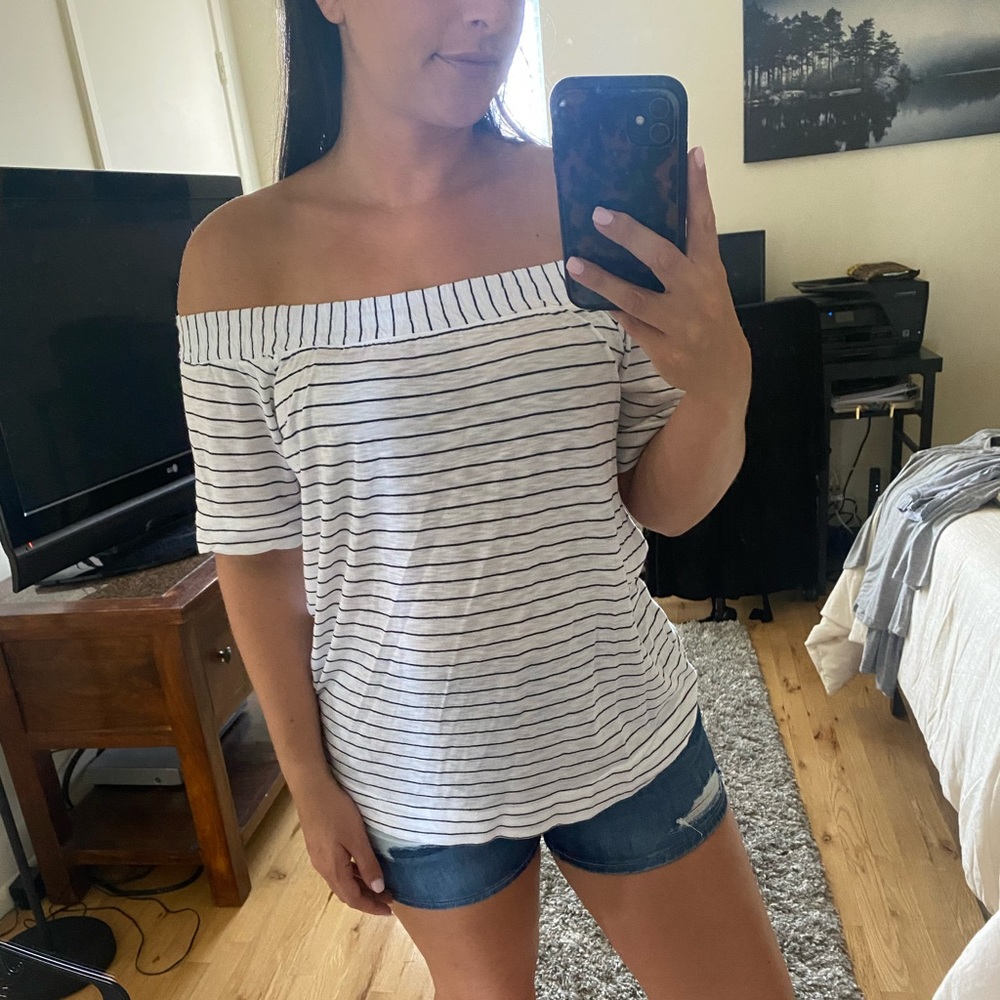Splendid Off The Shoulder Shirt